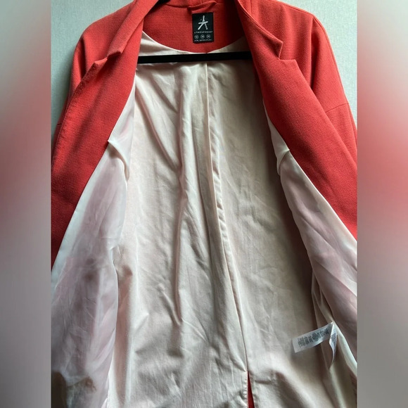 Atmosphere coral long line blazer  Sz 10 - Picture 5 of 12